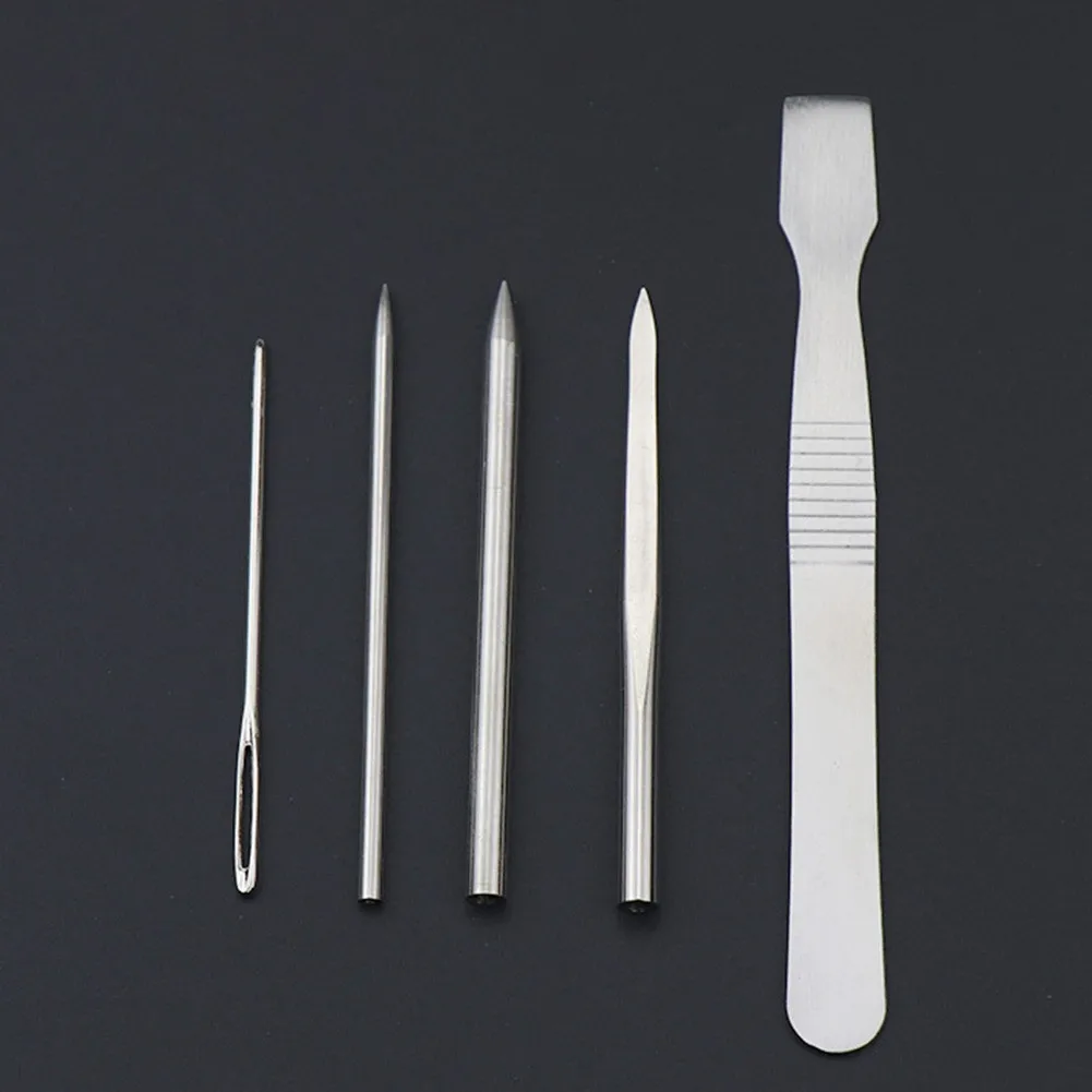 

9pcs/1 Set Paracords Fid Set Paracords Fid Set Lacing Needles Portable DIY Camping Weaving Needles Stainless Steel