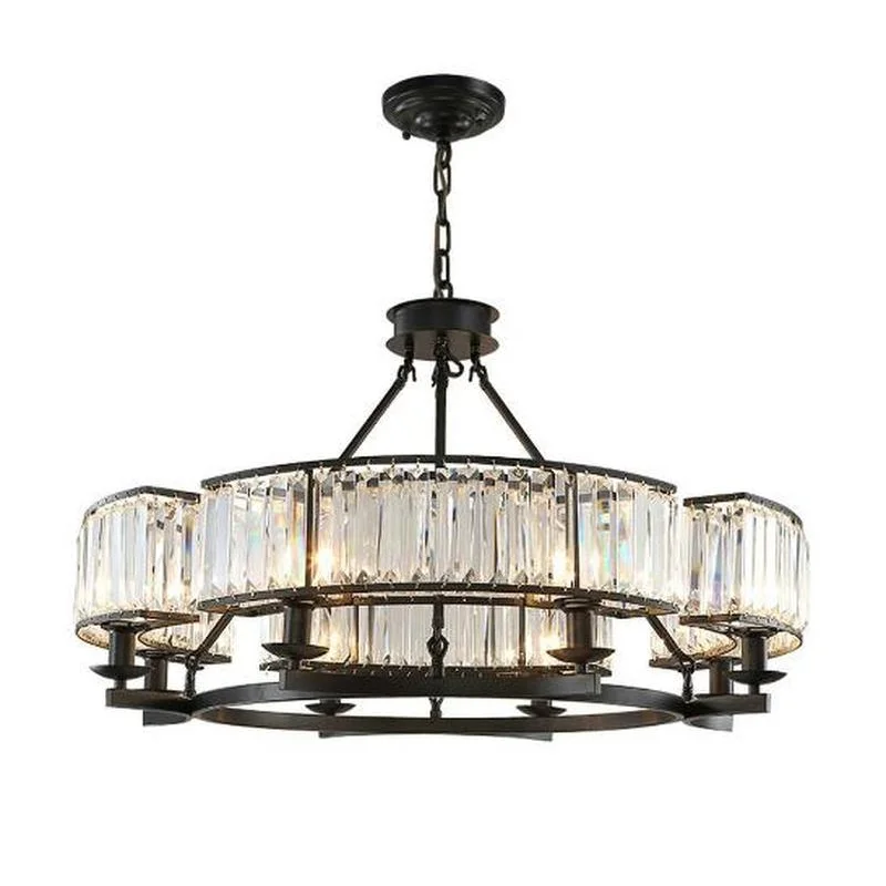 Винтаж Лофт Стиль с украшением в виде кристаллов освещение крепление бронзовая