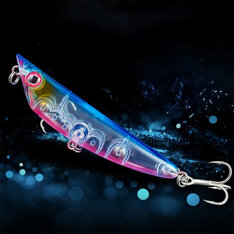 Рыболовная приманка плавающая Jerkbait Pencil 80 мм 9 г Walk Dog для ловли окуня карандашная