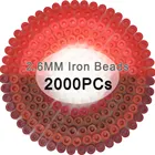 2,6 мм Мини бусины 2000 шт цветные шарики предохранителя для детей подарок Хама бусины Diy Пазлы железные бусины высокого качества