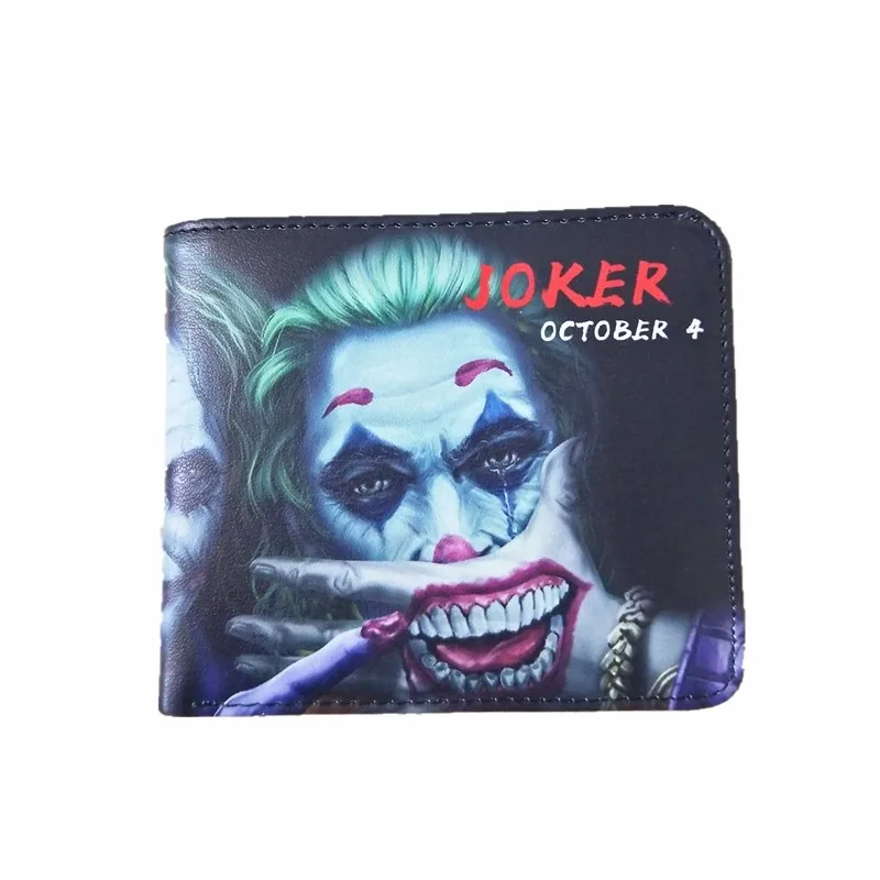 Популярный комикс кошелек Джокер индивидуальные кожаные кошельки с принтом