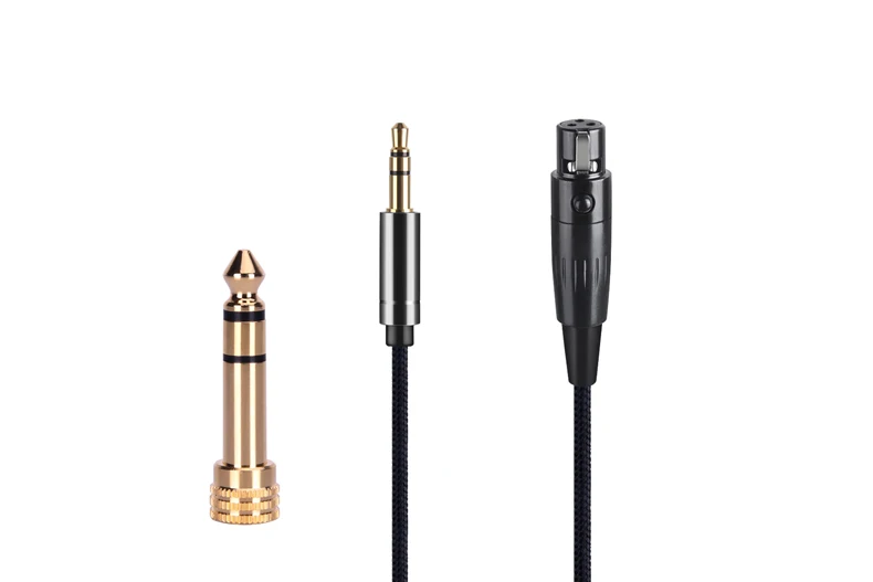 Nylon4.2ft 4ft/6ft Замена посеребренный аудио кабель для Beyerdynamic DT1990 PRO DT1770 PRO Наушники - Цвет: Nylon4.2ft