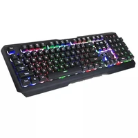 redragon %e2%80%93 backlit game keyboard 7 colors rainbow k506 silent with black numerals