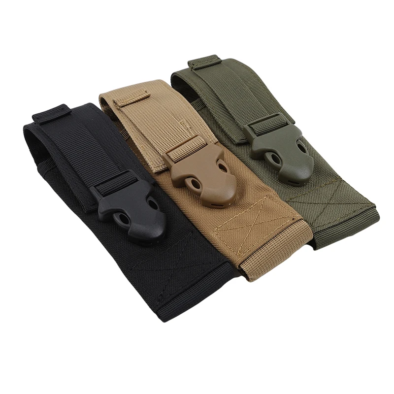 

Flashlight Holder Case Nylon Light Holster Army Tactical Flashlight Pouch For Camping Hiking Hunting
