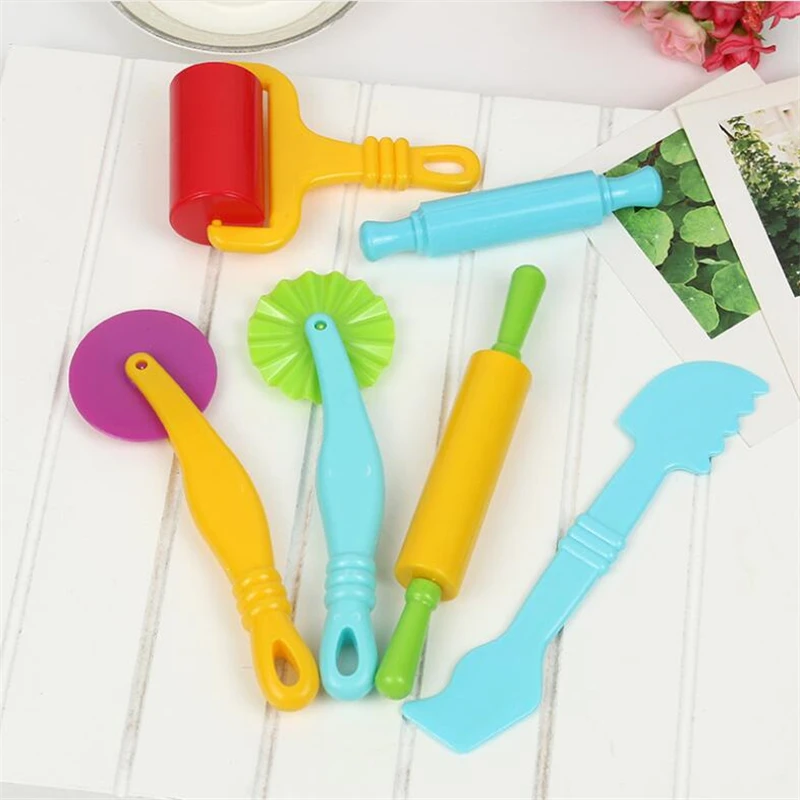 Новый пластик ine моделирование формы комплект глины слизи игрушка для детей