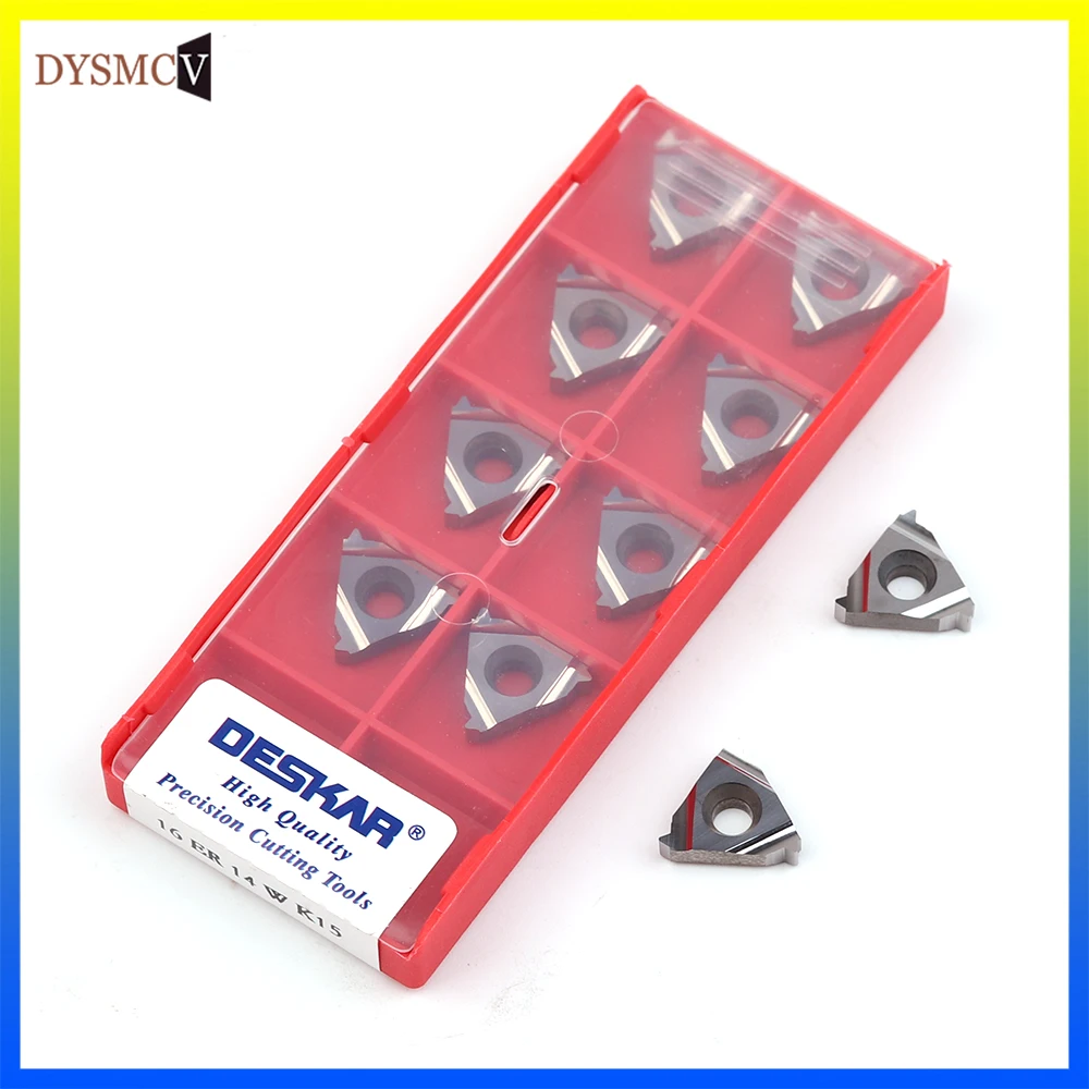 DESKAR 100% оригинальный 16ER 16IR 11W 14W K15 лезвие с резьбой CNC алюминиевый токарный