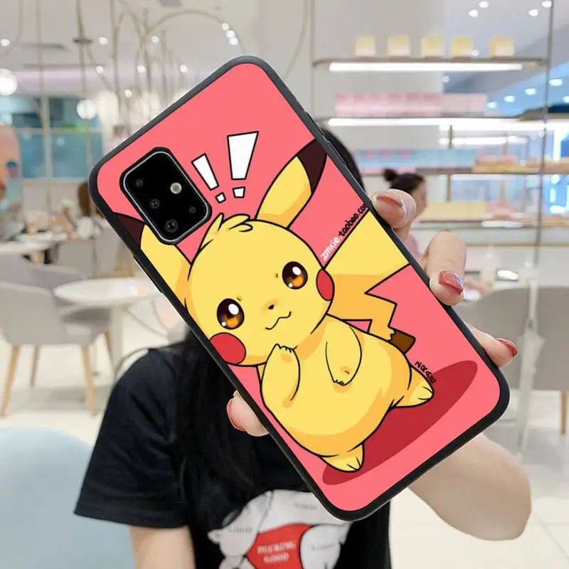

Cute cartoon pikachu Phone Case For Samsung J2 J3 J4 J5 J6 J7 J8 Prime Pro Plus Fundas Cover