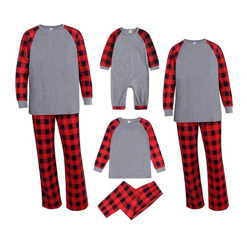 

Fashion Christmas Pajamas Family Spring Autumn Family Christmas Pajamas Sets Cotton Long Sleeve Top+Pants Children Clothing