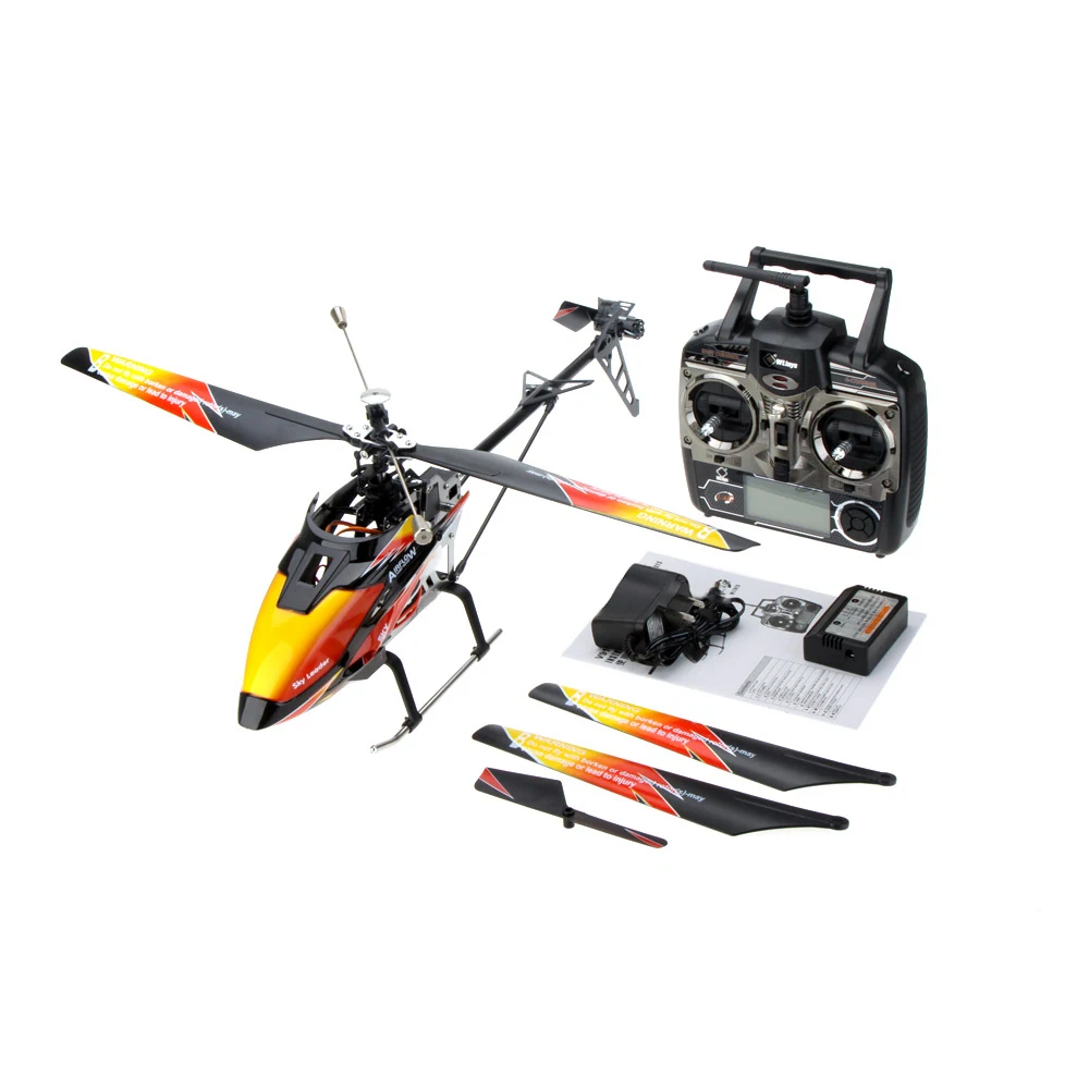 Оригинальный вертолет WLtoys V913 бесщеточная модернизация версии 4Ch RTF 70 см 2 4 ГГц