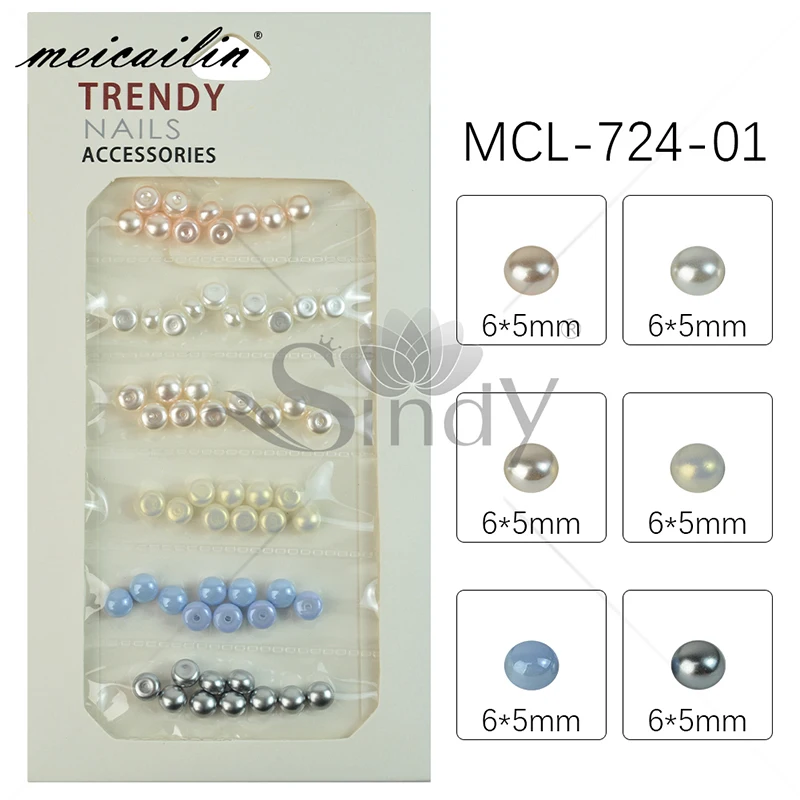 1 упаковка цветной ABS искусственный жемчуг смешанный размер 3D украшения для