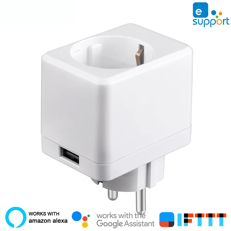Великобритания ЕС KR розетка USB умная Wifi работает с Alexa Google Home Mini IFTTT умный дом