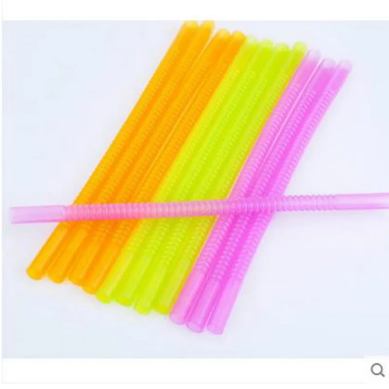 Kitchen Barware Bar Accessories Candy Color Music Pp Coffee Disposable Drink Straws 24 Pcs/lot