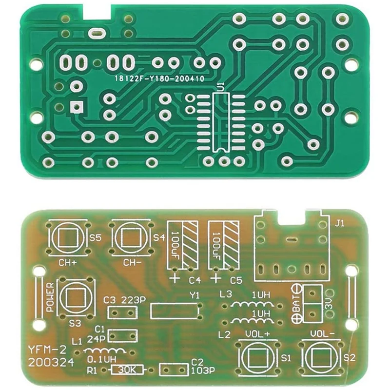 76MHz-108MHz Stereo FM Radio Receiver Module DIY Electronic Soldering Kit Circuit PCB Board Solder Practice Project | Электроника