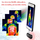 Мобильный телефон тепловизор, камера внешнего изображения, цифровой видео-термометр, тепловизор с ночным видением OTG для телефонов Android 8-14мкм