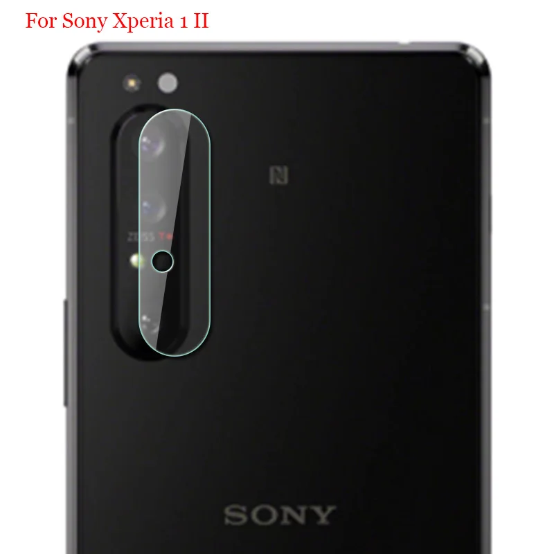 Закаленное стекло 2-в-1 для Sony Xperia 1 10 II III защитная пленка из мягкого волокна