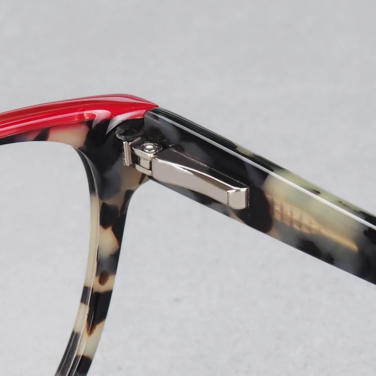 

47495 Luxury Plate Cat Eye Glasses Frame Retro Men's and Women's Optical Fashion Computer Eyeglasses