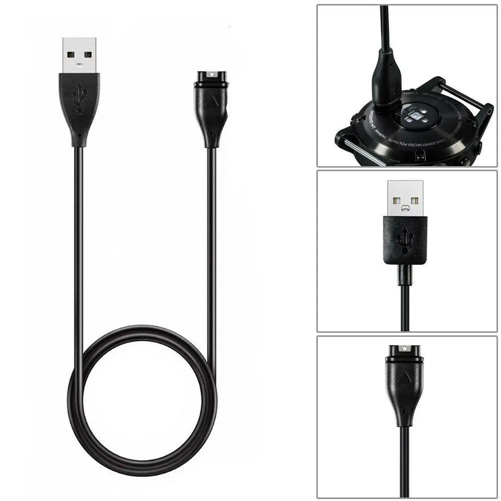 USB Fast Charging Cable Wire Charger For Garmin Fenix 5 5S 5X Plus Forerunner Charge for Vivoactive 3 Vivosport 1m | Мобильные