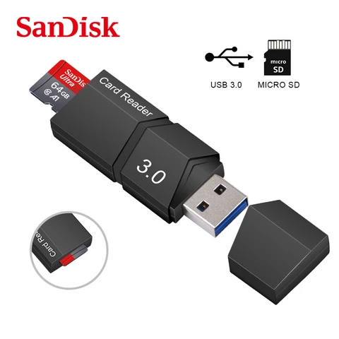 Устройство для чтения карт Micro SD USB 3,0, кардридер 2,0 для USB Micro SD, адаптер для флэш-накопителя, устройство для чтения смарт-карт памяти, кардридер SD