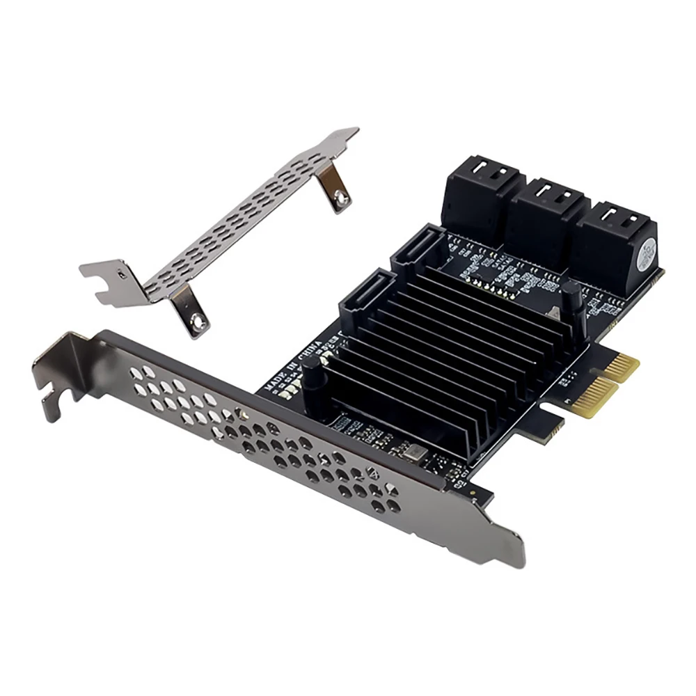 sata to pcie adapter 581012162024 ports pci express x1 x4 x8 x16 to sata 3 0 interface 6gbp rate with sata 3 0 data cable free global shipping