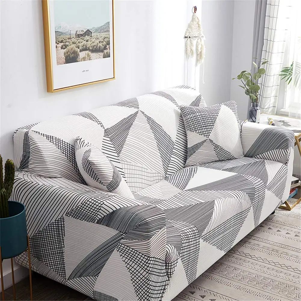 

Elastic Sofa Covers for Living Room Sofa Cover Geometric Couch Cover Pets Corner L Shaped Chaise Longue Sofa Slipcover 1PC