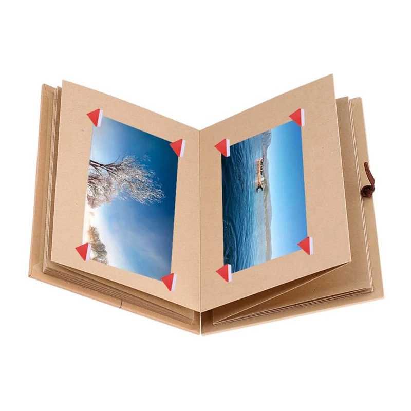 Альбом для скрапбукинга в стиле ретро складной фотоальбом сделай сам с