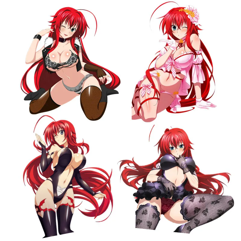

Creative Anime High School DXD Rias Gremory Otaku Dakimakura Cute Anime Girl Vinyl Decal Window Waifu Car Stickers Apply To Car