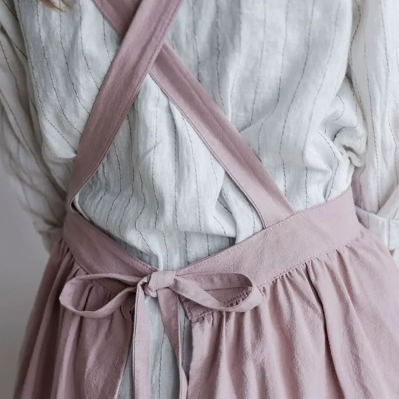 Фартук из хлопка и холста в скандинавском стиле для дома кухни литературные