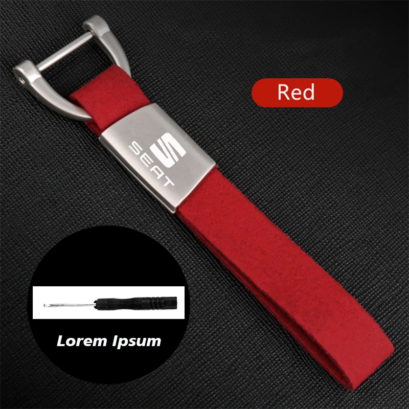 

Новые автомобильные аксессуары/Универсальный качественный брелок из замши с логотипом