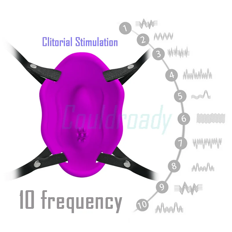 Женский мастурбатор-бабочка 10 скоростей сексуальное невидимое нижнее белье