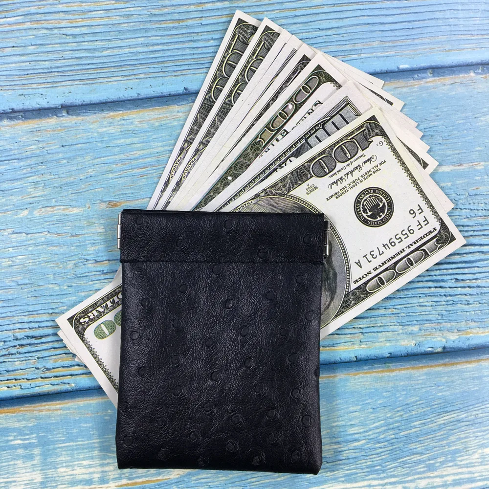 ПУ кожаная монета кошелек для женщин и мужчин мини короткий изменение денег