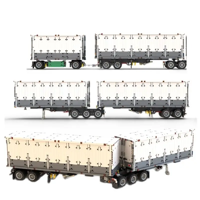 

Высокотехнологичный Ecke MARK 20ft полный RC контейнер тренер мс 27224, Tri-диск MOD 26686 трейлер Сухой Ван (вставка) кирпичи игрушки "Сделай своими руками"