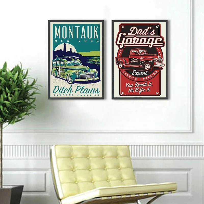 

Painting Travel World City Montauk Hawaii Painting Home Decor Modular Poster Bedroom Kids Decorative