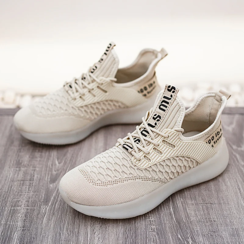 

Men's running shoes rubber sole non-slip wear-resistant men's running shoes mesh breathable men's sports shoes sneakers