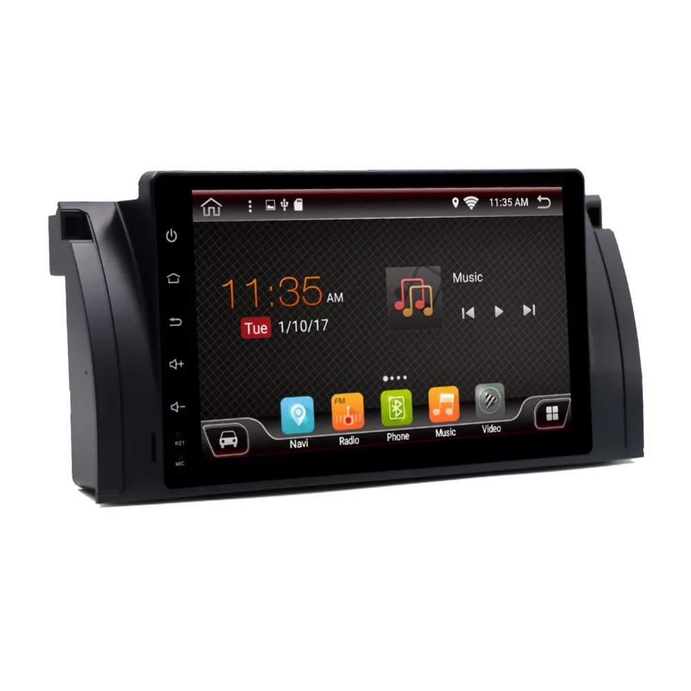 Автомагнитола 1 Din 9 &quot Android 10 0 для BMW M5 1995 2003 E39 E53 2000 2007 мультимедиа 4 ядра аудио