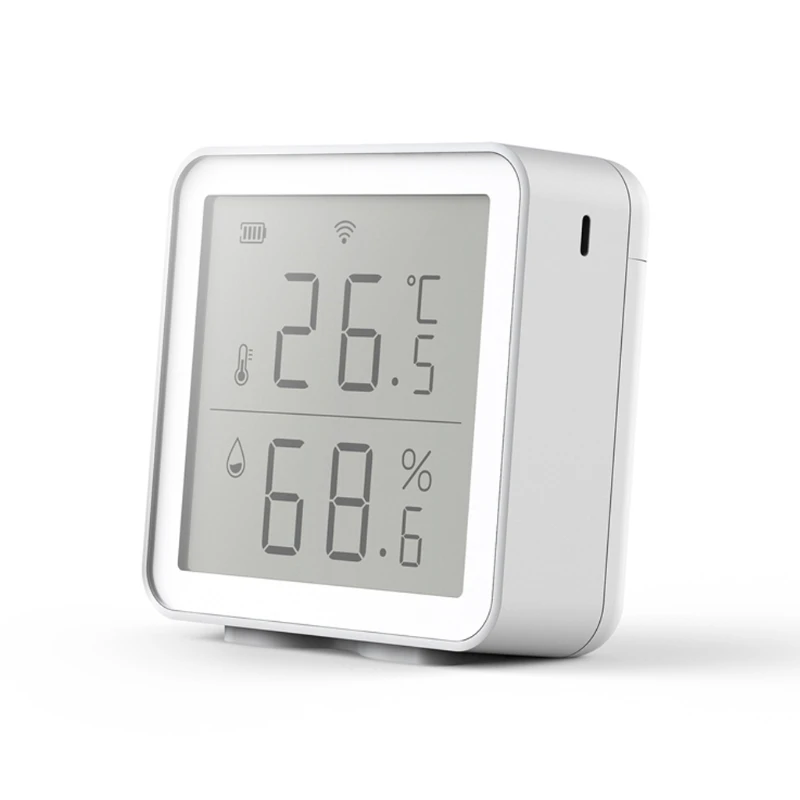 

WIFI Temperature And Humidity Sensor With LCD Screen Display Home Temperature N84C