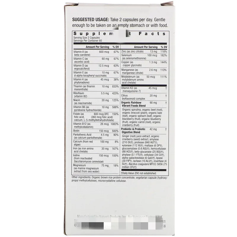 

Vibrance, Preconception Multivitamin, 120 pcs