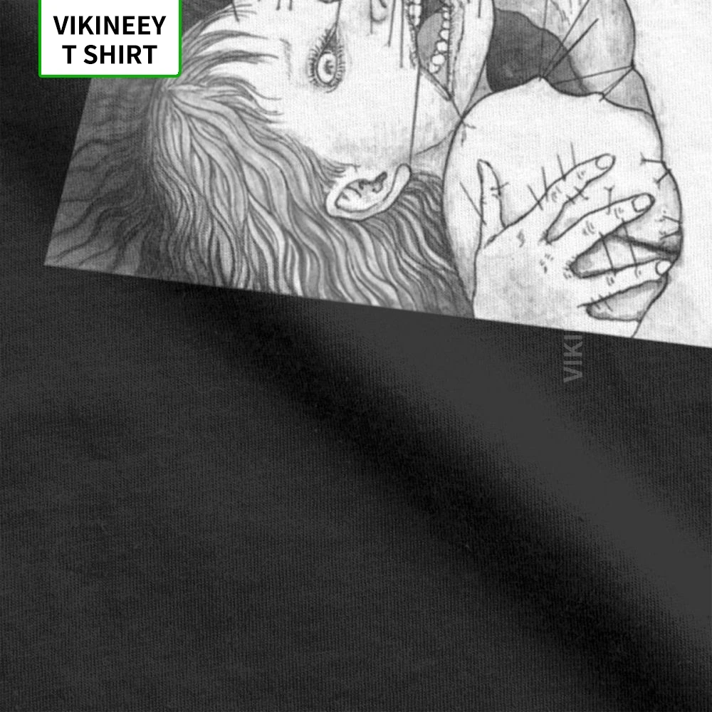 Джунджи Ito аниме жуткая манга странные ужасов Японии забавная футболка для