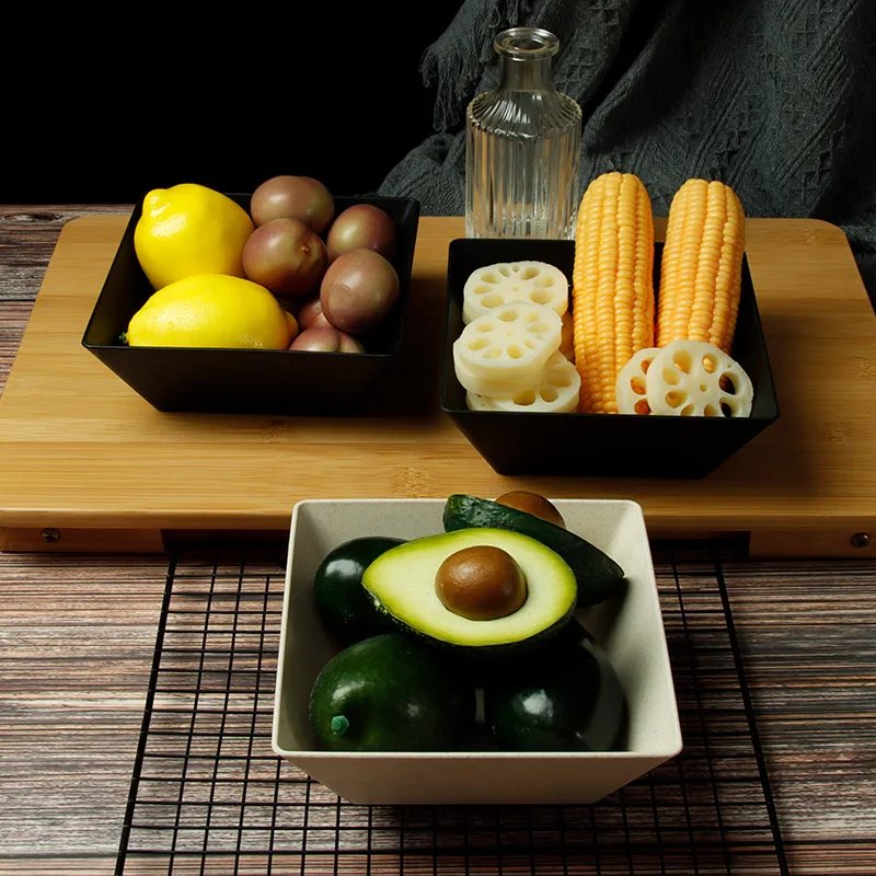 

Wheat Straw Ramen Bowl Japanese Fruit Bowl Household Bowl Large Capacity Spicy Hot Bowl Restaurant Rice Bowl Western Food Bowl