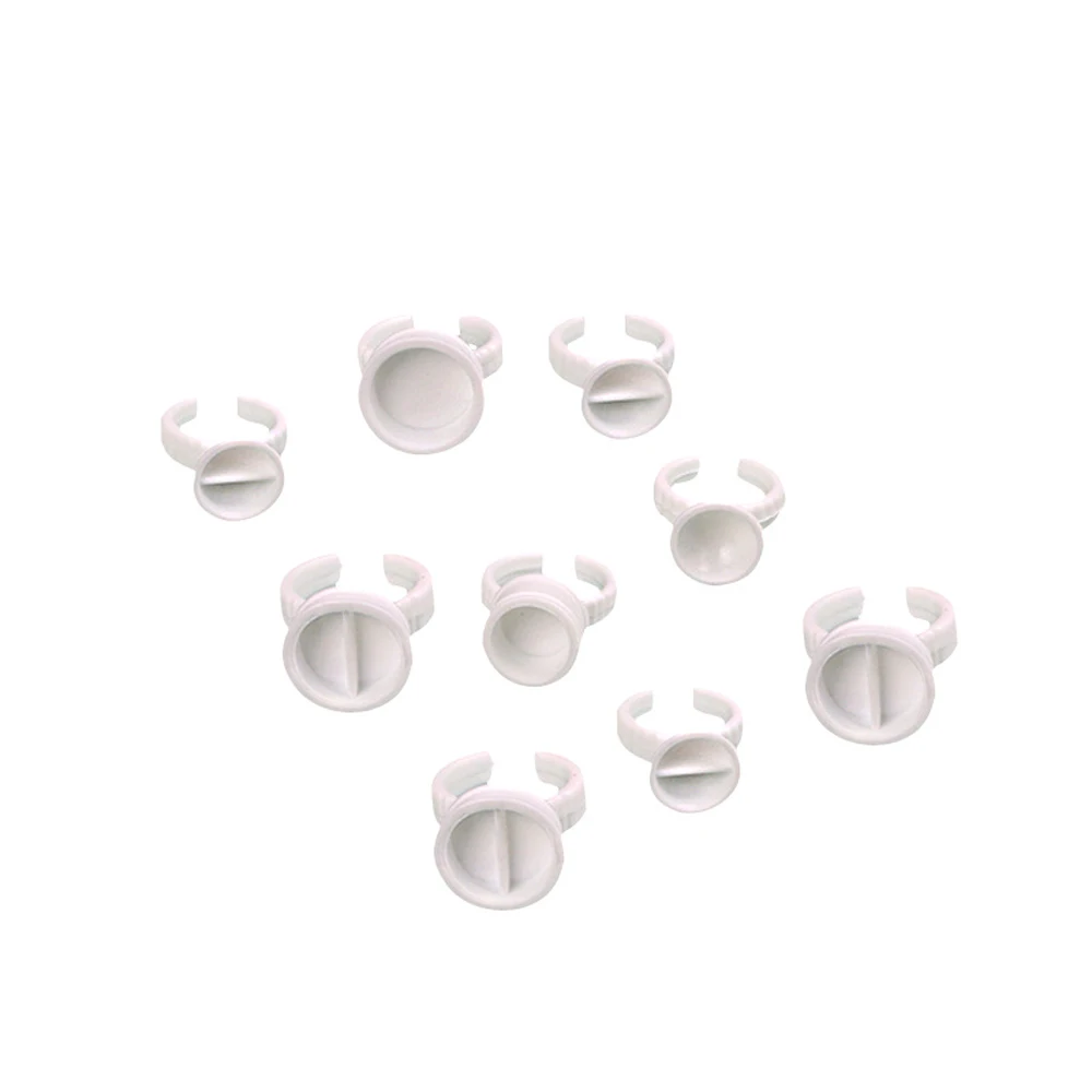 Eyelash Extension Glue Rings Adhesive Pallet makeup Holder for Eyelashes Tattoo Pigment tool | Красота и здоровье