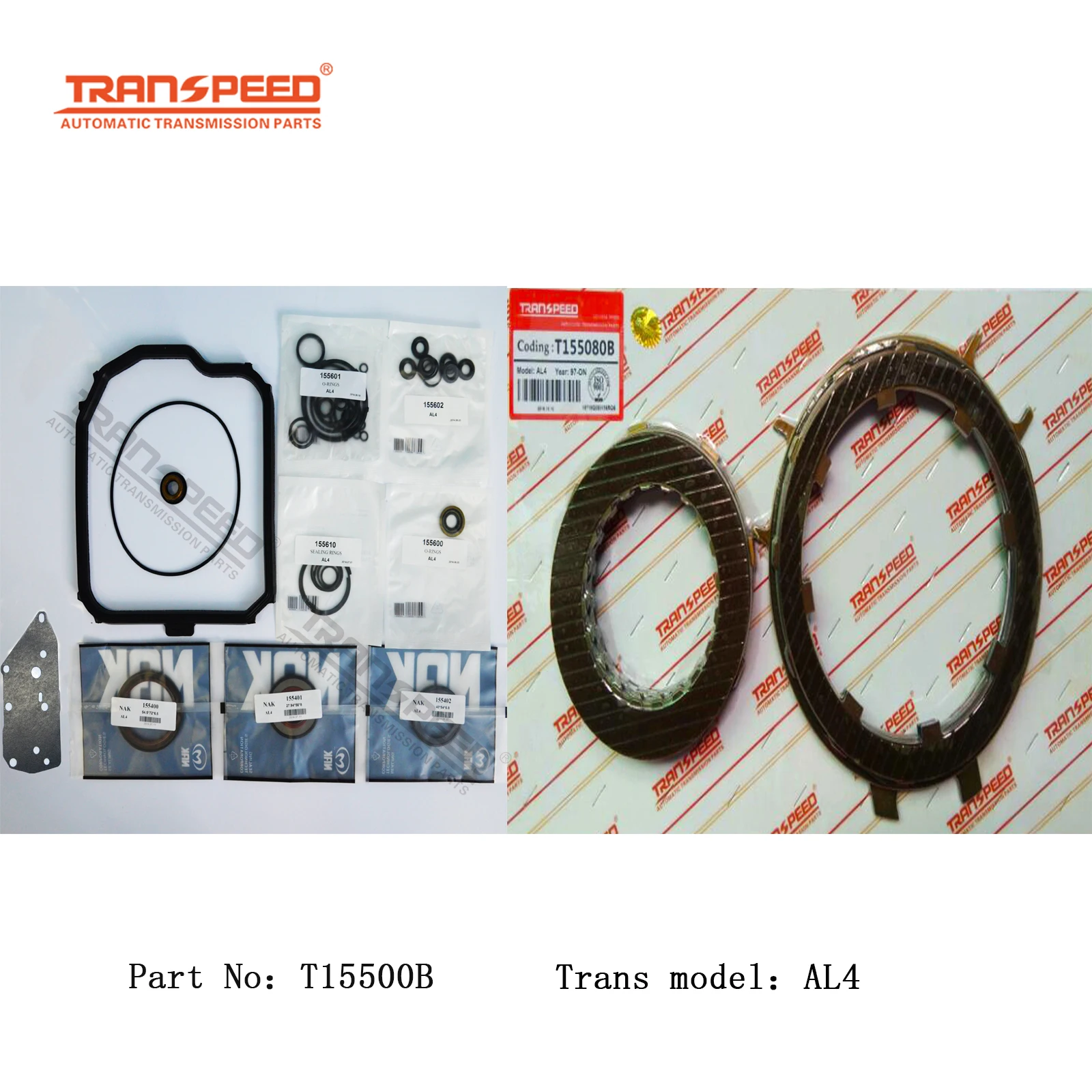 

Fit for Peugeot AL4 Transmission Master Rebuild Kit T15500B