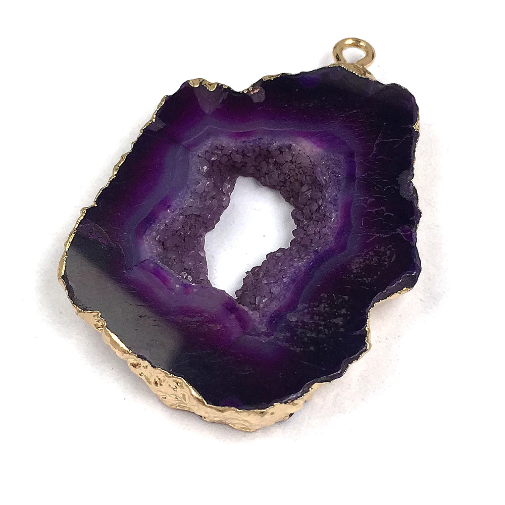 2020 Подвески с натуральным кристаллом нестандартная форма кулоны подвески для