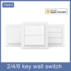 2020 оригинальный беспроводной выключатель Aqara Opple, умный выключатель света, управление через приложение, беспроводной настенный выключатель для xiaoMi home App Apple HomeKit