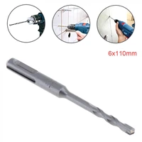 6x110mm round shank rotary hammer concrete masonary drill bit for drilling machines electric drills