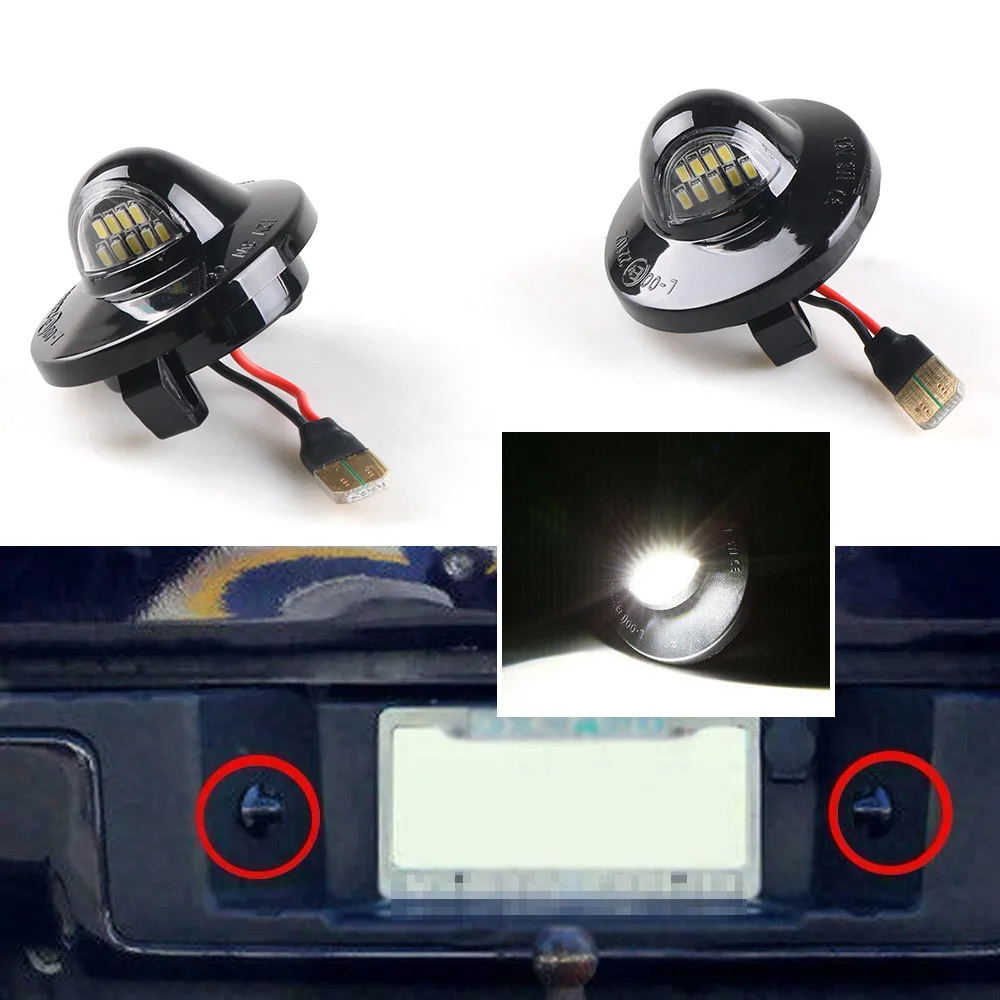 2x9SMD светодиодный номерного знака светильник лампа, для сборки, запасные части для Ford F-150 F-250 F-350 F-450 F-550 Superduty Ranger проводник мустанга