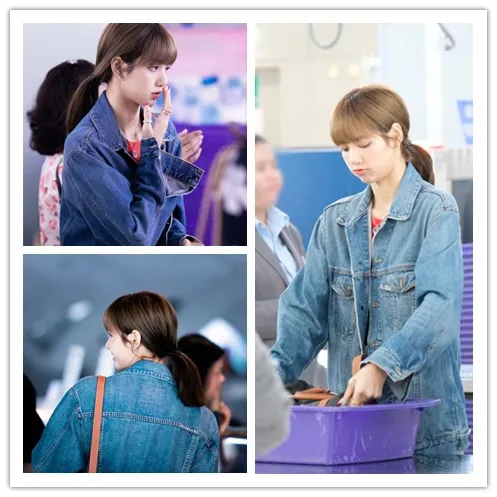 Kpop корейский стиль ретро свободная синяя джинсовая куртка Женская Осенняя