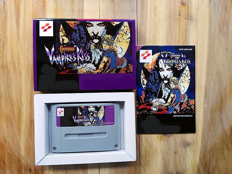 16Bit Games ** Castlevania Vampire's Kiss ( EUR PAL Version!! Box+Manual+Cartridge!! ) | Электроника