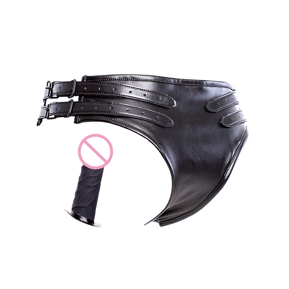 13cm pussy plug Кожаное целомудрие, пояс, штаны с силиконовой Анальная пробка, пенис, нижнее белье, Анальная пробка, БДСМ, удерживающая одежда, трусики, товары для взрослых - Цвет: 13cm pussy plug