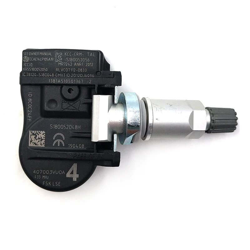 Датчик давления в шинах 4 шт. 407003VU0A 40700-3VU0A для Nissan NOTE QASHQAI TIIDA Hatchback Renault ESPACE V KOLEOS TPMS |