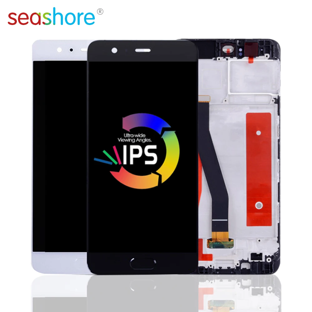 

5.1ORIGINAL For HUAWEI P10 LCD Touch Screen Digitizer Assembly For Huawei P10 Display with Frame Replacement VTR-AL00 VTR-TL00