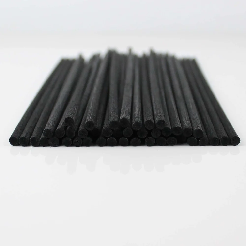 300PCS 20cmx3mm 25cmx3mm 20cmx4mm Fiber Reed Stick Essential oil Rattan Diffuser Replacement Refill Sticks for Car Air Freshener